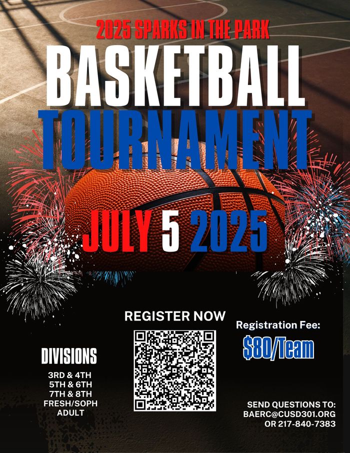 Black and Orange Dark and Bold Basketball Tournament Flyer