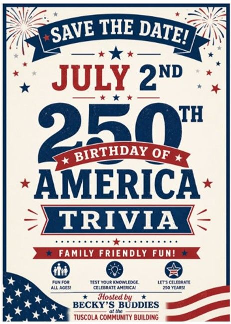 Beckys Buddies 250th trivia