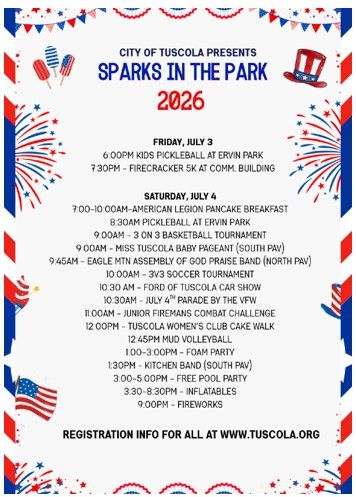 Spark 2026 calendar of events